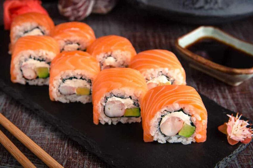Baked Salmon Sushi Recipe