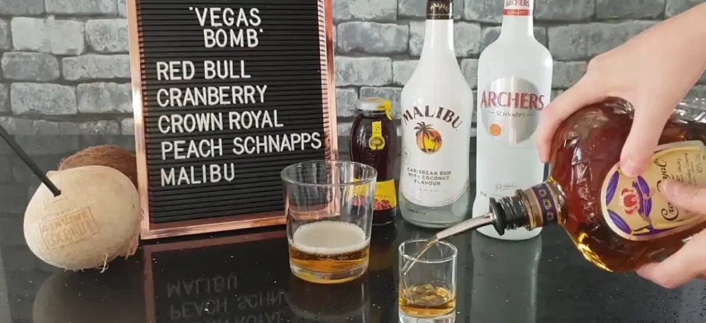 Making a Delicious Vegas Bomb Drink
