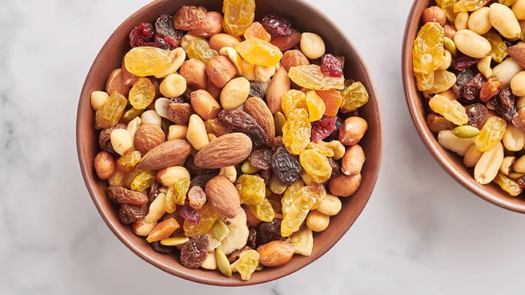 What should you avoid in trail mix?