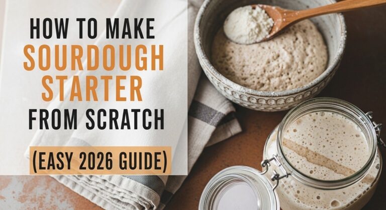 How to Make Sourdough Starter From Scratch (Easy 2026 Guide)